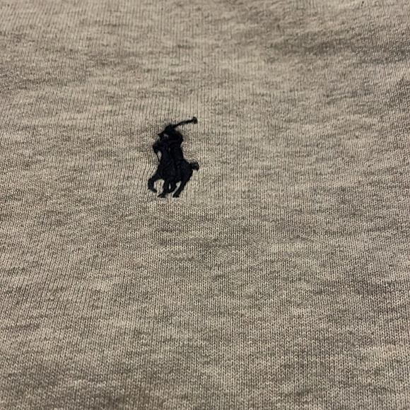 ralph lauren grey sweatshirt medium - Picture 2 of 3